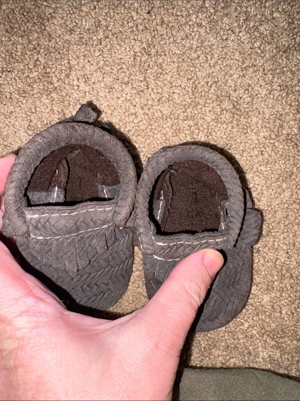 Freshly Picked Suede Leather Moccasin Baby shoes slippers